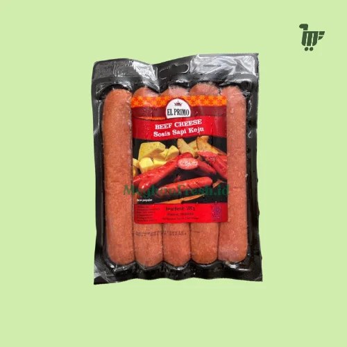 Elprimo Beef Cheese Sausage 500gr